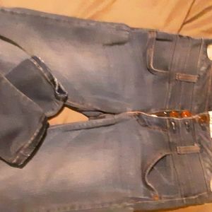 Womens soft material skinny jeans(: